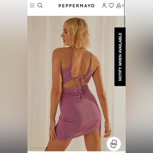 Purple peppermayo summer dress